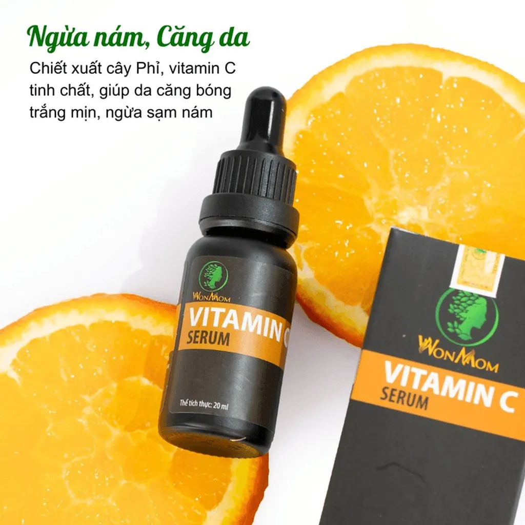 Alternative view of Bộ Dưỡng Da Mặt Organic, Làm Sạch Da, Ngăn Ngừa Mụn, Trắng Sáng Da Mặt Wonmom (1 Sữa Rửa Mặt + 1 Serum Vitamin C)
