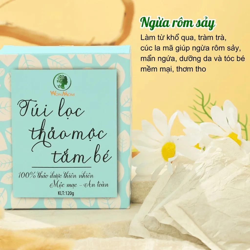 Alternative view of Túi Lọc Dược Liệu Tắm Bé Wonmom 120g