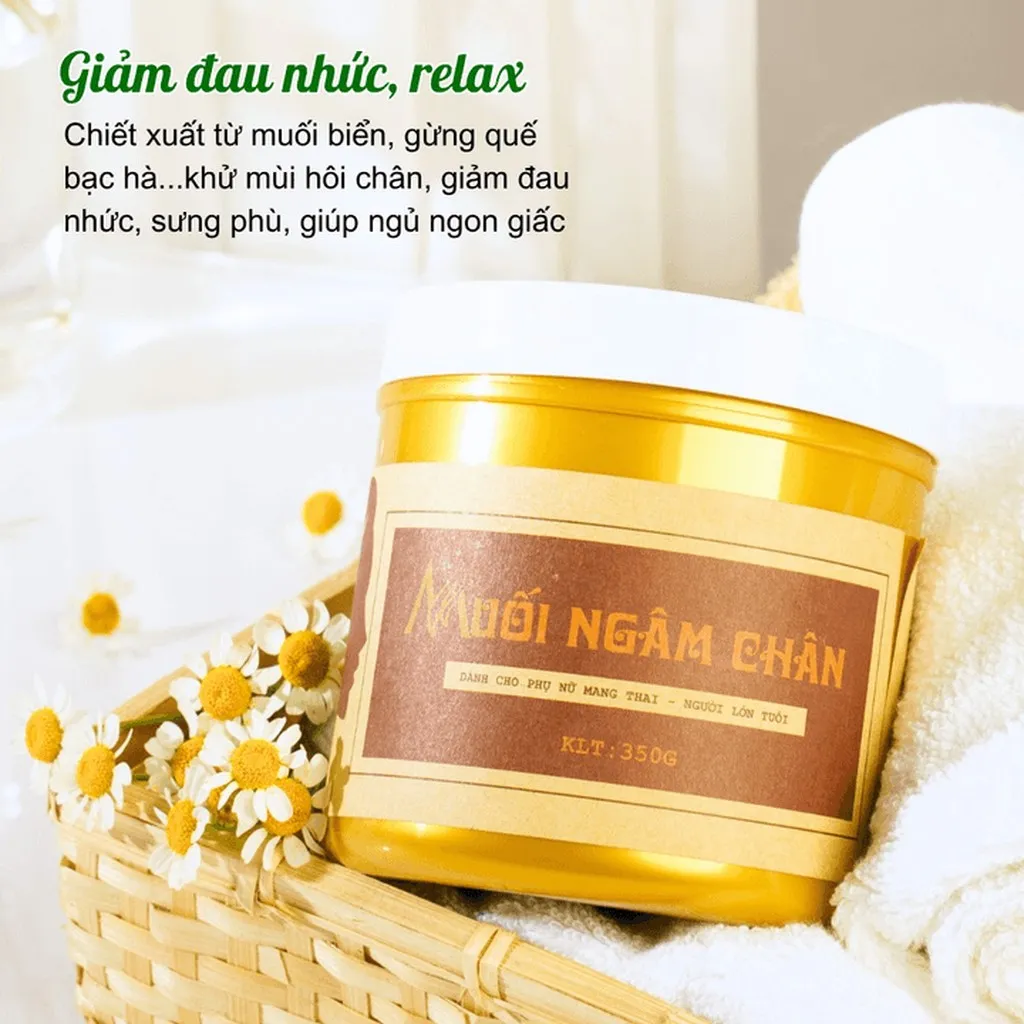 Alternative view of Muối Ngâm Chân Giảm Đau Nhức, Ngủ Ngon Giấc Wonmom 350g