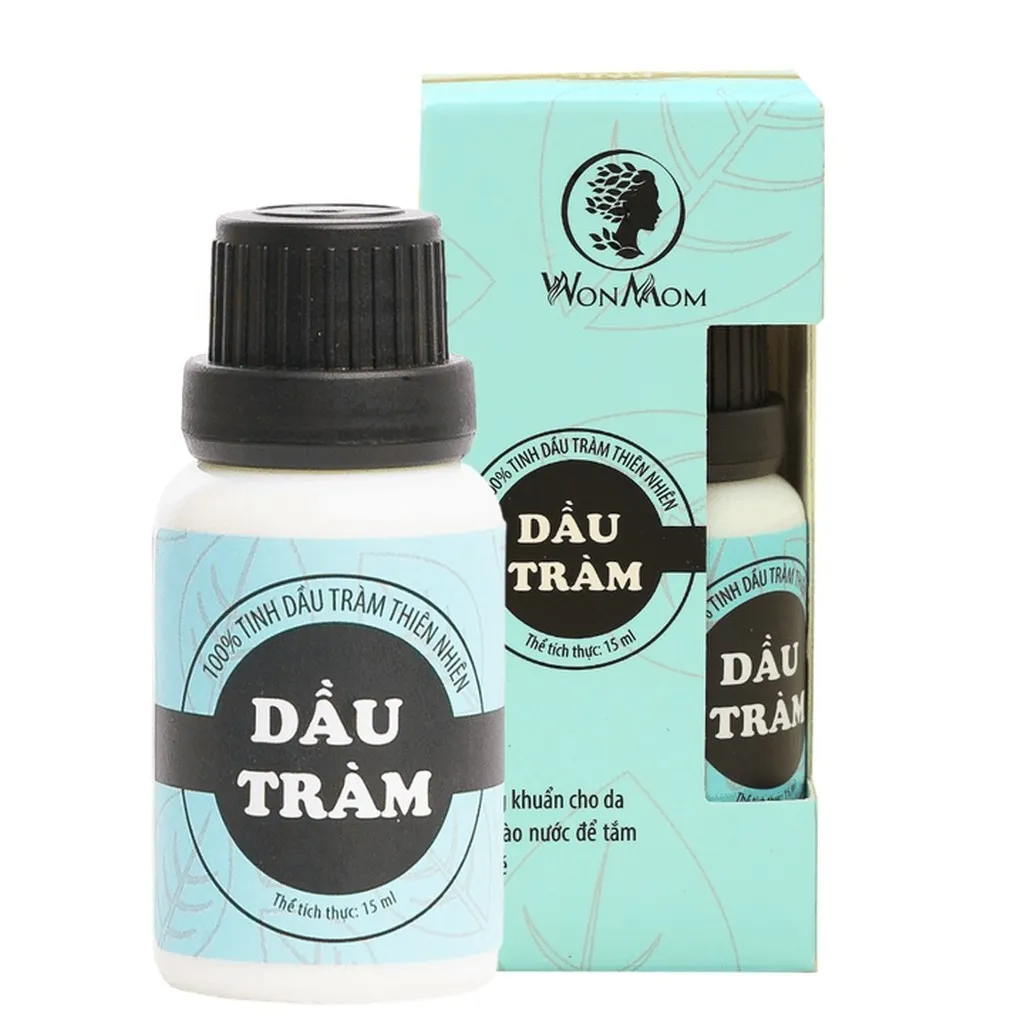 Dầu Tràm Chống Cảm Cúm, Giữ Ấm Cho Bé Wonmom 15ml