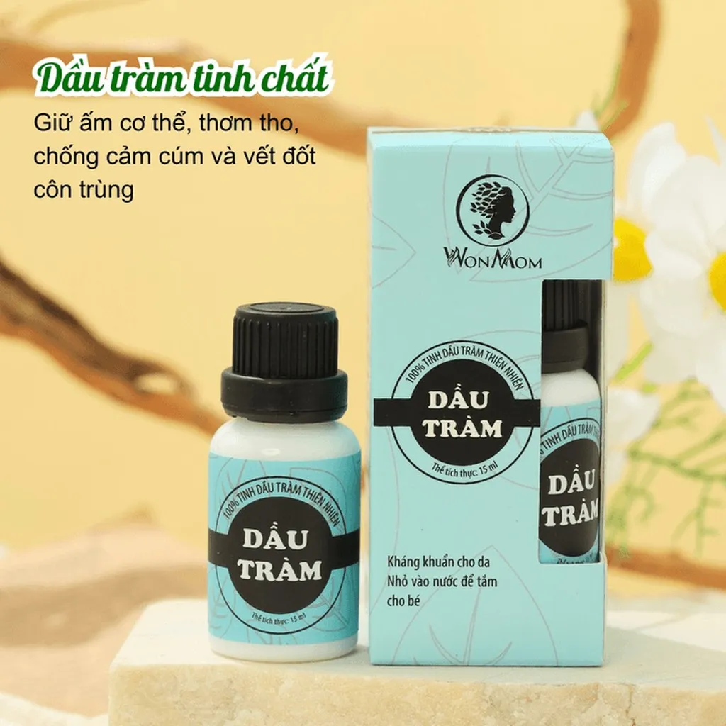 Alternative view of Dầu Tràm Chống Cảm Cúm, Giữ Ấm Cho Bé Wonmom 15ml