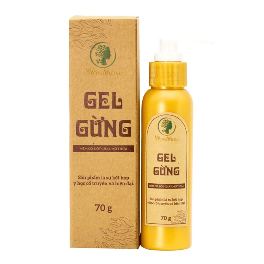Gel Gừng Tinh Chất Giảm Eo Wonmom 70g