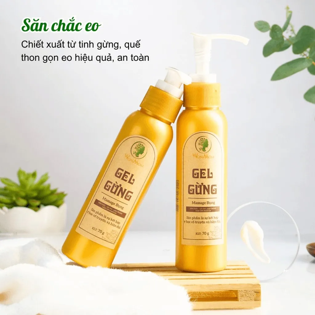 Alternative view of Gel Gừng Tinh Chất Giảm Eo Wonmom 70g