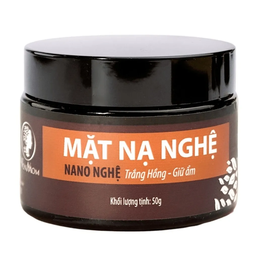 Mặt Nạ Nghệ Trắng Da, Sạch Mụn Wonmom 50g
