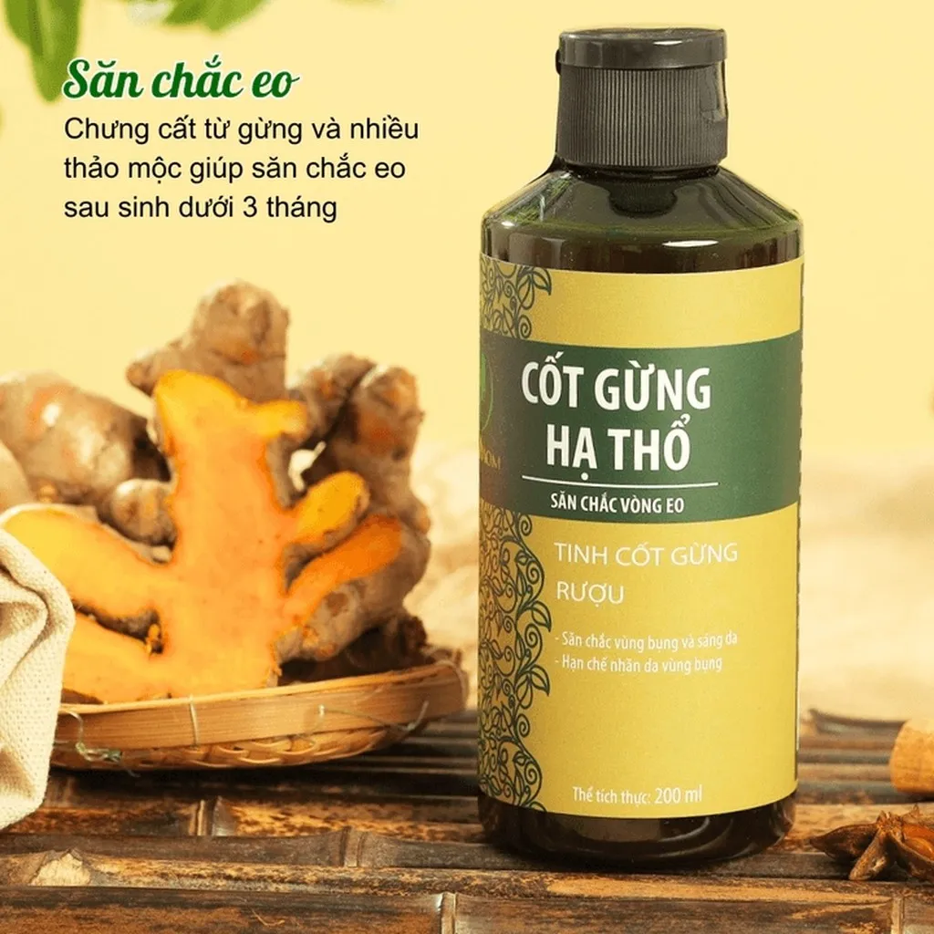 Alternative view of Cốt Gừng Hạ Thổ Đánh Tan Mỡ Bụng Sau Sinh Wonmom 200ml