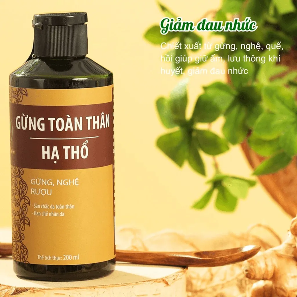 Alternative view of Gừng Hạ Thổ Toàn Thân Giữ Ấm, Giảm Đau Nhức Wonmom 200ml