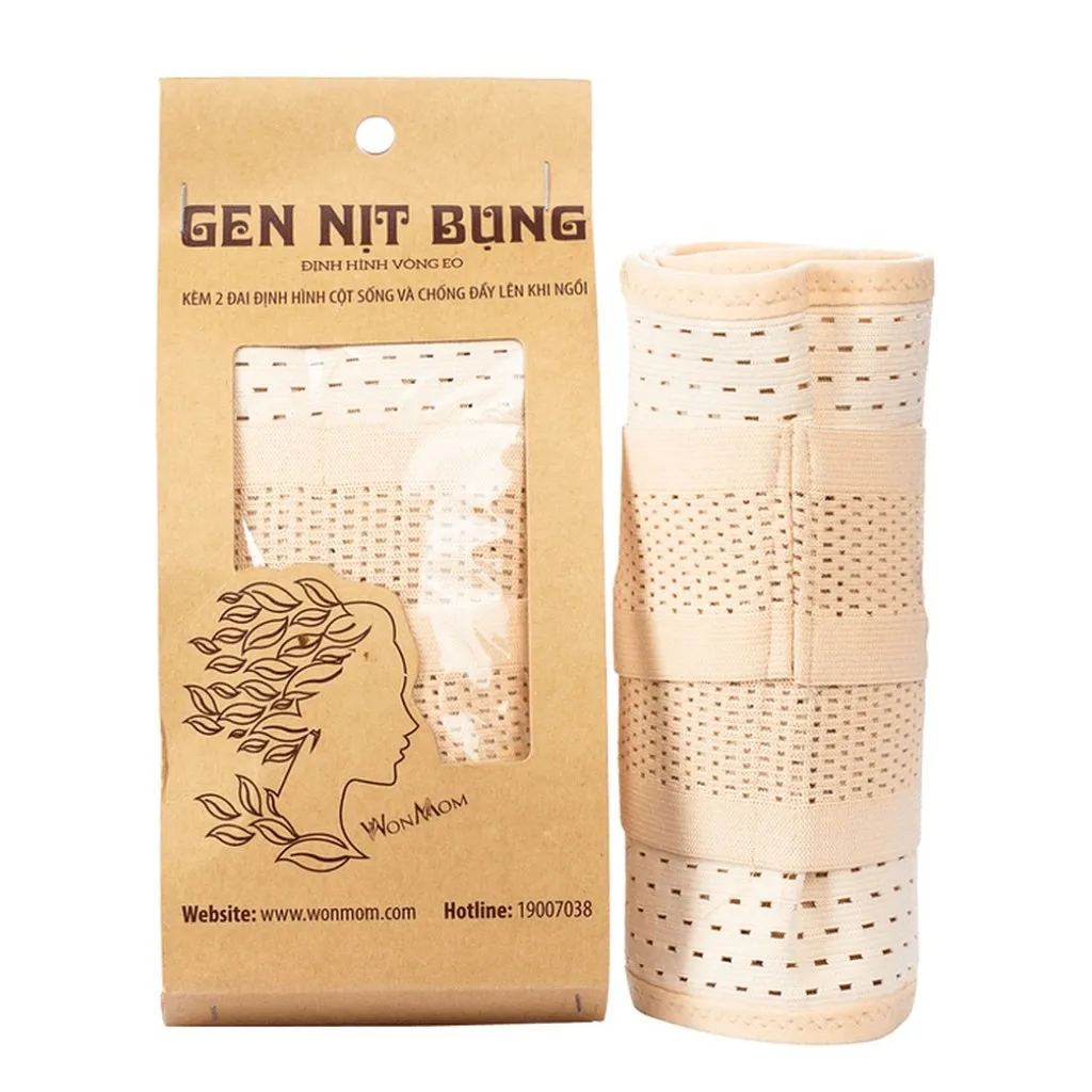 Gen Nịt Bụng Giảm Mỡ Bụng Freesize (có Đai) Wonmom