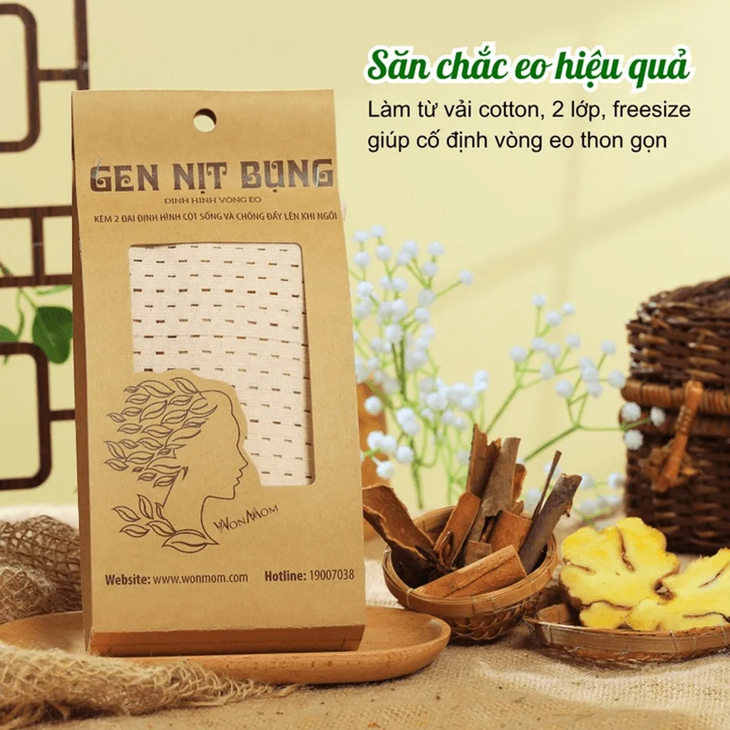 Alternative view of Gen Nịt Bụng Giảm Mỡ Bụng Freesize (có Đai) Wonmom