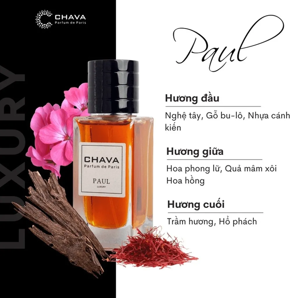 Alternative view of Nước Hoa Nam Luxury Paul 50ml Phong Cách Xịt - Chava