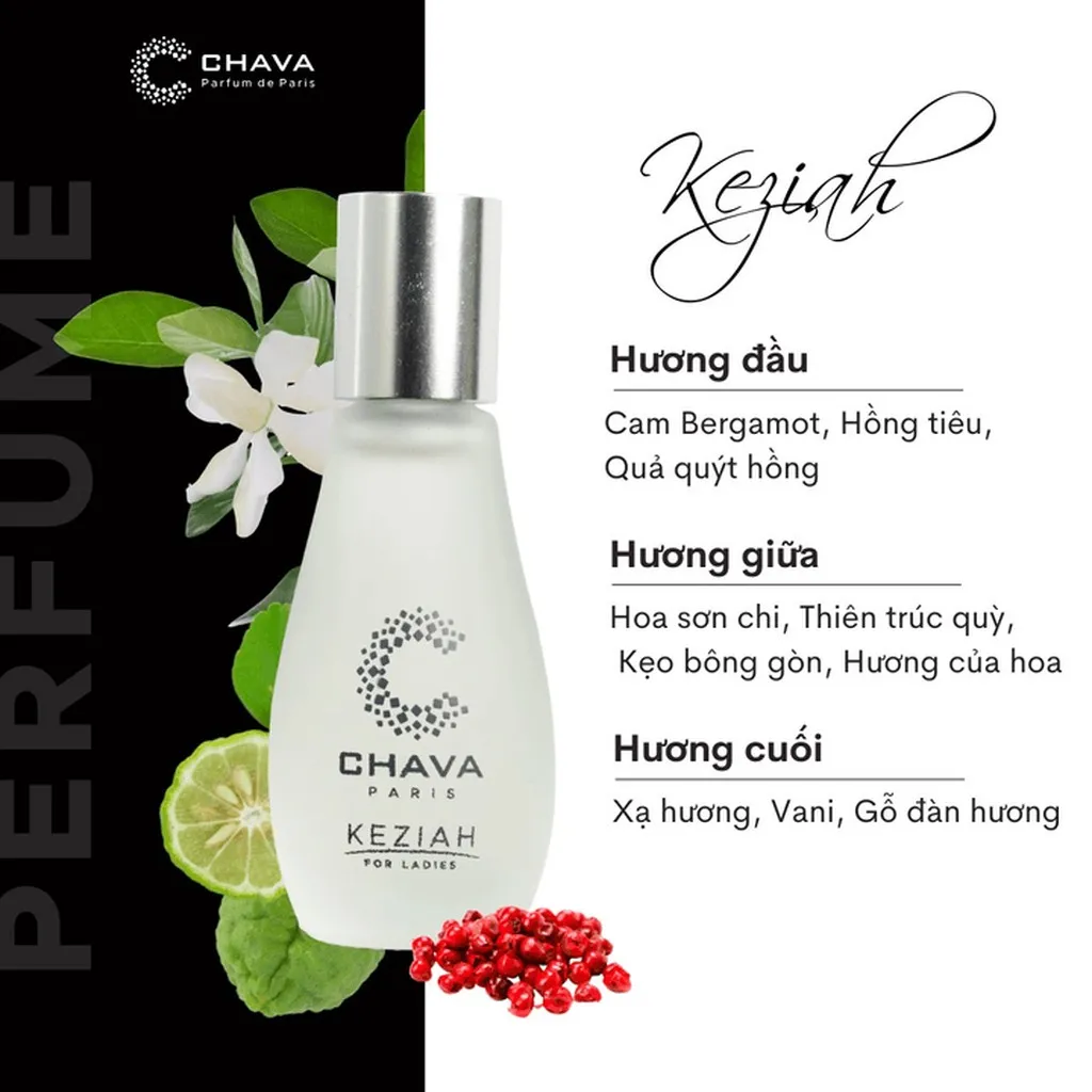 Alternative view of Nước Hoa Nữ Mini Simple Keziah 12ml Phong Cách Lăn - Chava