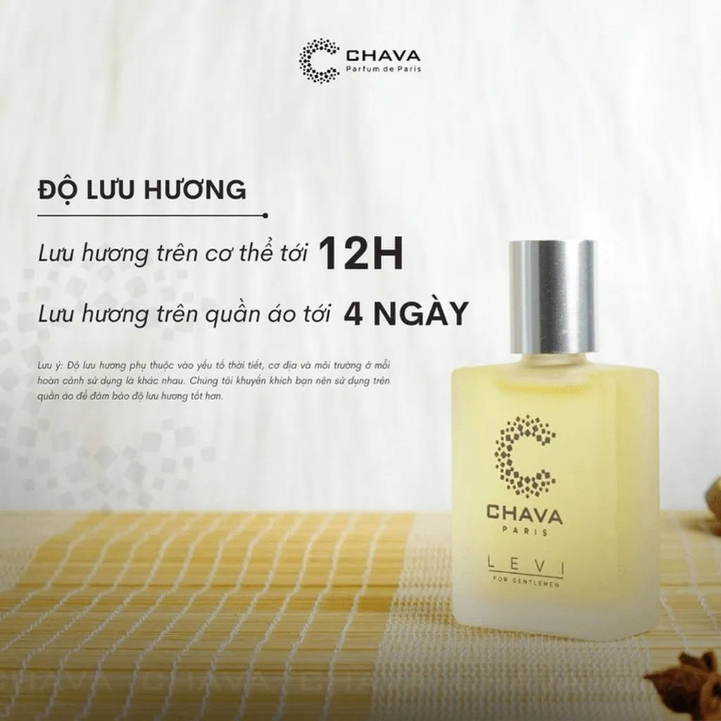 Alternative view of Nước Hoa Nam Mini Simple Levi 15ml Phong Cách Lăn - Chava