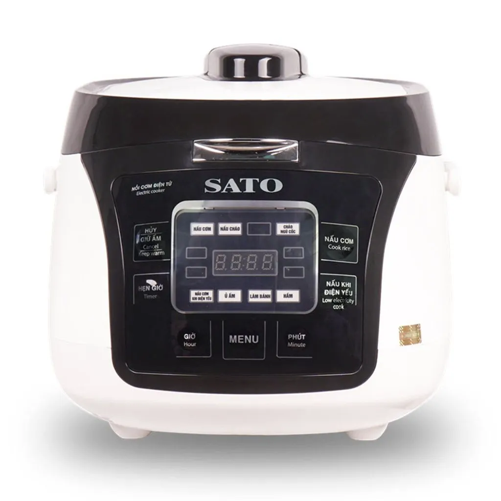 Nồi Cơm Điện Tử 18dt017(t)/18dt017(d)/18dt017(g) 1.8l - Sato