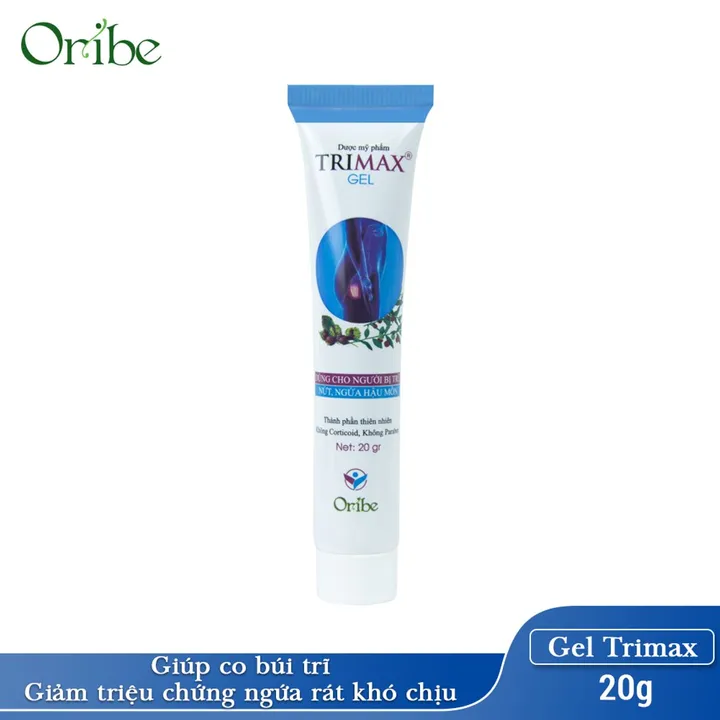 Alternative view of Gel Bôi Trĩ Trimaxgel Giúp Co Búi Trĩ, Giảm Sưng Đỏ Và Ngứa Rát Hậu Môn Do Trĩ 20g