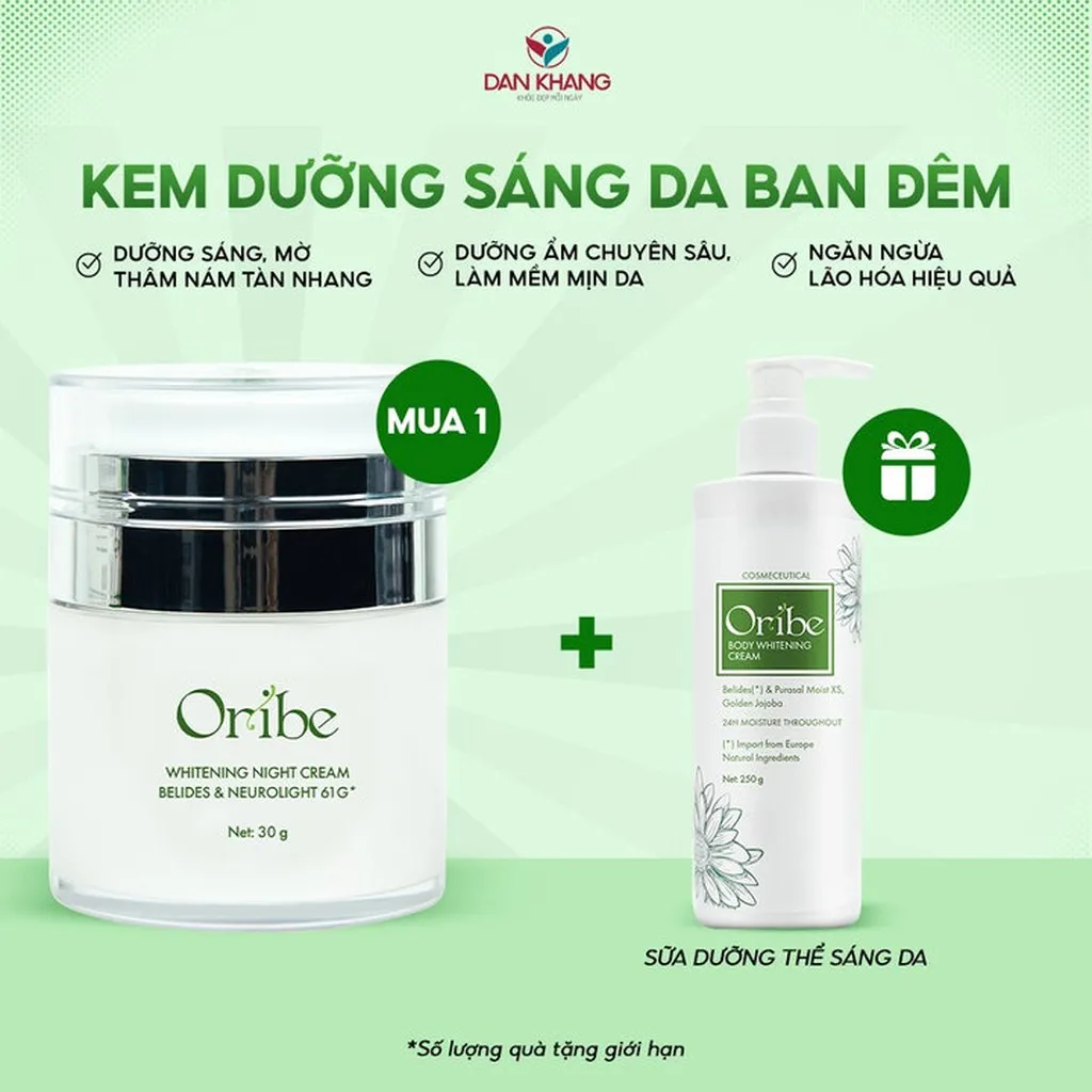 Kem Dưỡng Trắng Da Ban Đêm Oribe 30g