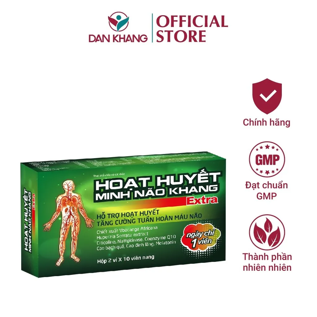 Hoạt Huyết Minh Não Khang Extra - Dân Khang