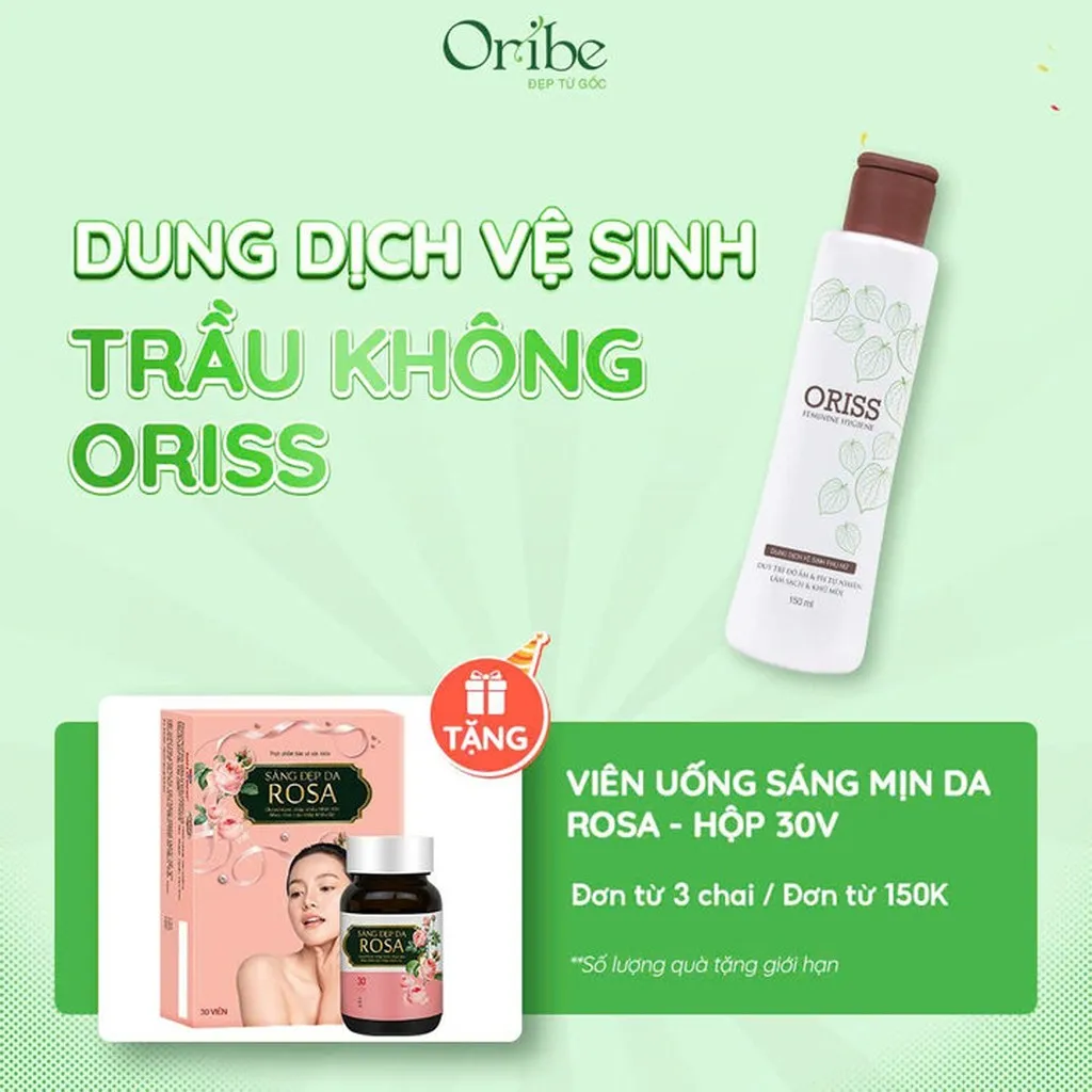 Dung Dịch Vệ Sinh Phụ Nữ Oriss 150ml