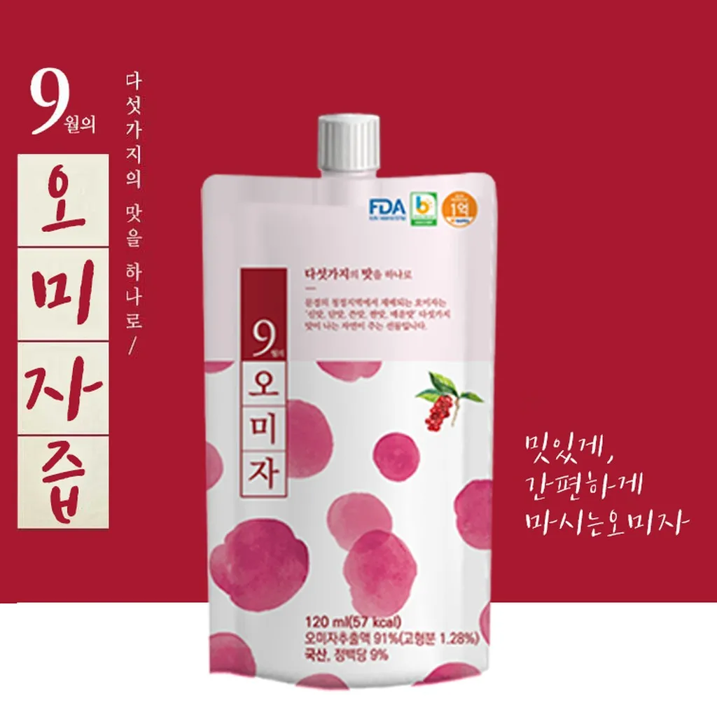 Alternative view of Trà Omija Tháng 9 - Mixed Omija Team Of September 120ml X 15 Gói