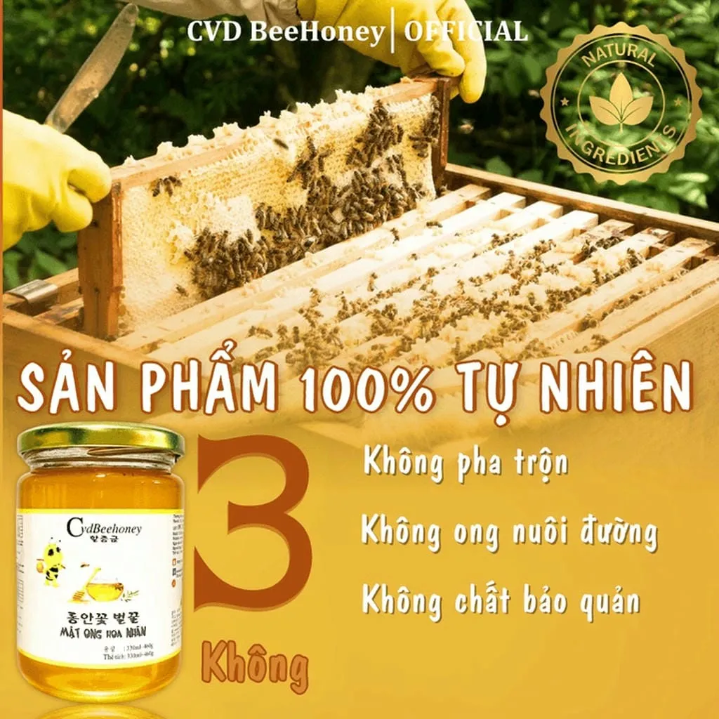 Alternative view of Mật Ong Cao Cấp Hoa Nhãn 330ml - Cvdbeehoney