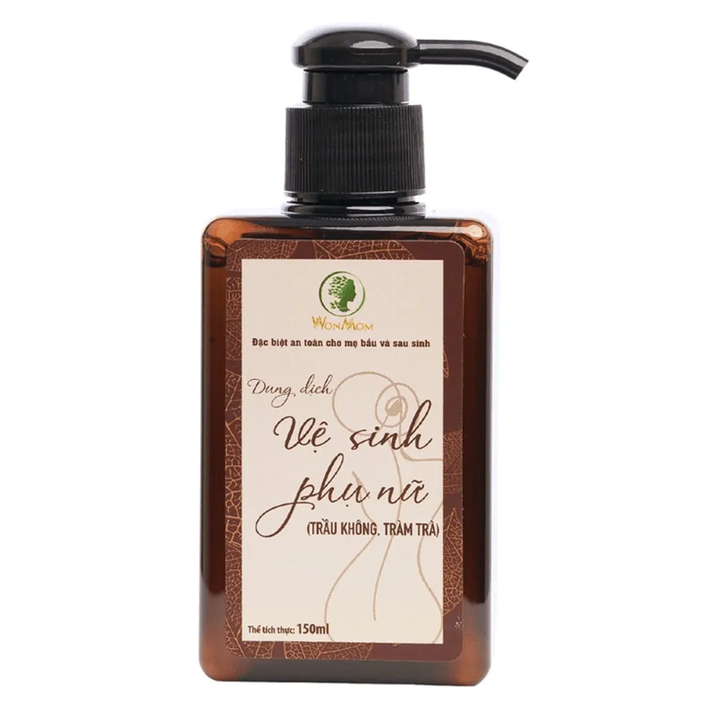 Dung Dịch Vệ Sinh Phụ Nữ Trầu Không Kháng Khuẩn, Thơm Tho 150ml - Wonmom