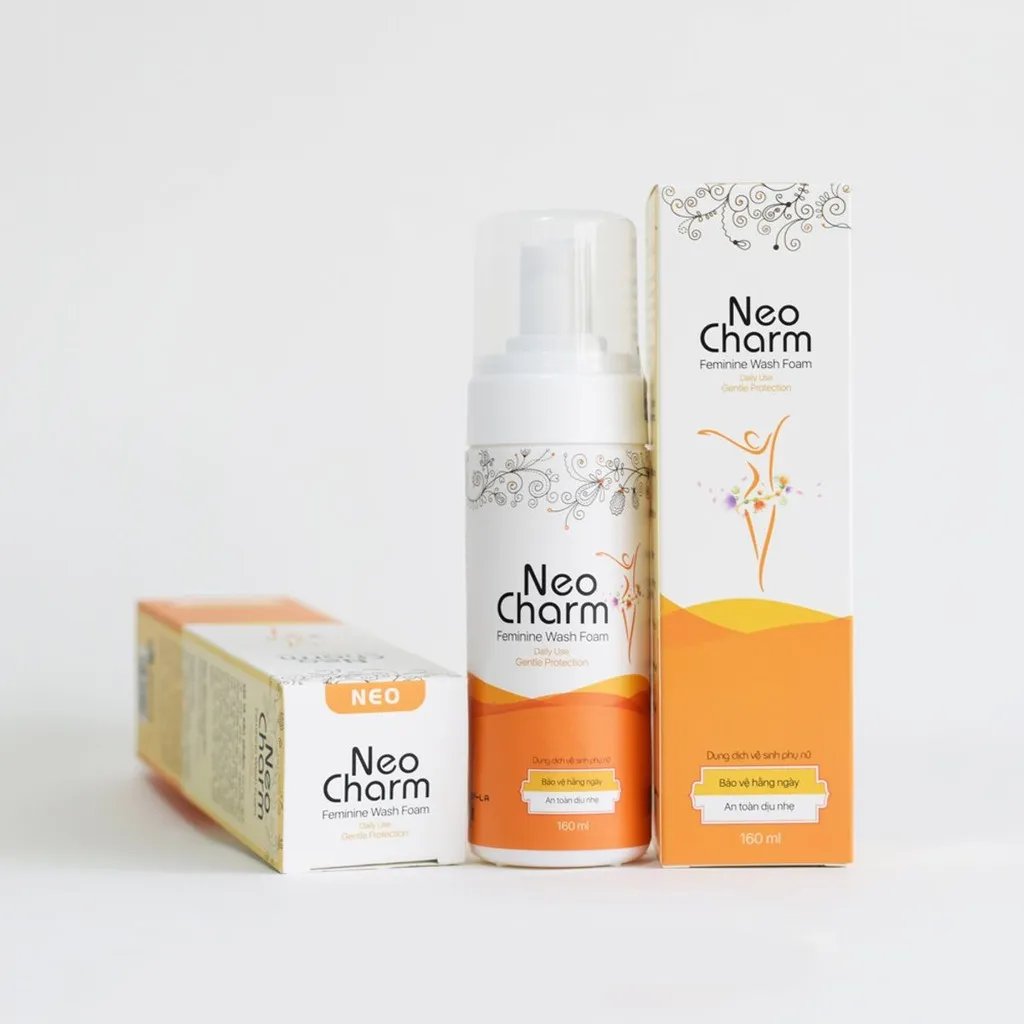 [thùng] Dung Dịch Vệ Sinh Phụ Nữ 160ml - Neo Charm - 50 Chai/thùng