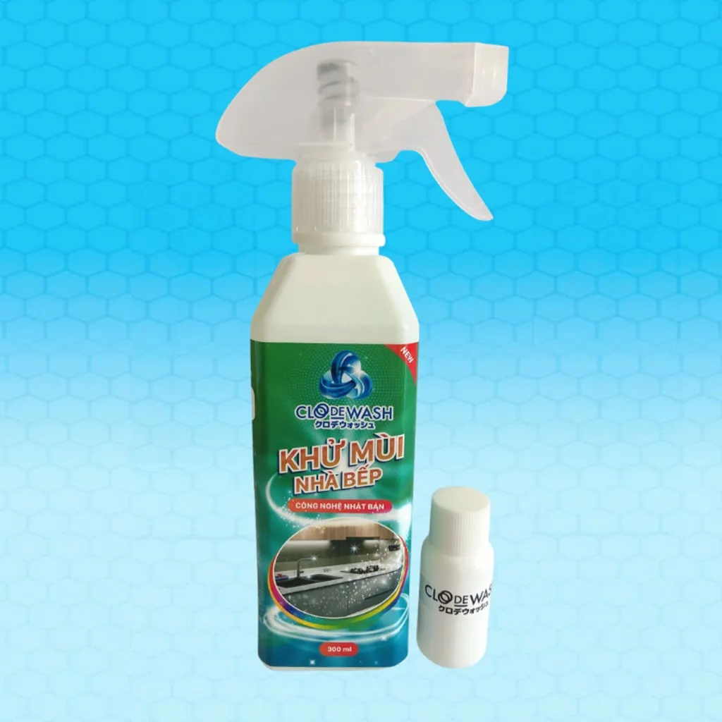Chai Xịt Khử Mùi Nhà Bếp 300ml - Clodewash