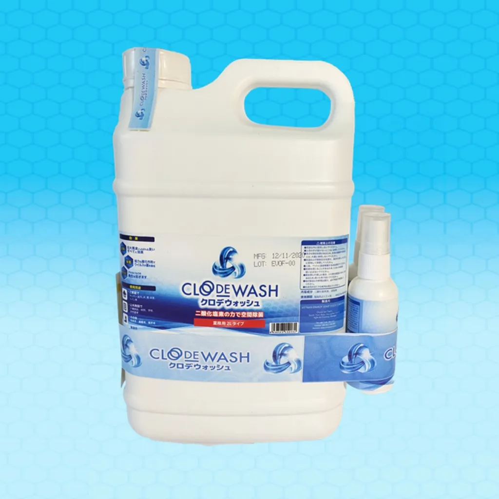 Alternative view of Dung Dịch Khử Mùi Đa Năng 2 Lít Tặng 2 Chai Xịt Rỗng 50ml - Clodewash