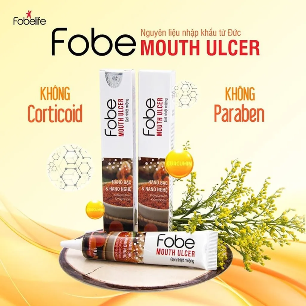 Alternative view of Gel Nhiệt Miệng Từ Thiên Nhiên Fobe Mouth Ulcer Tuýp 10g - Fobelife