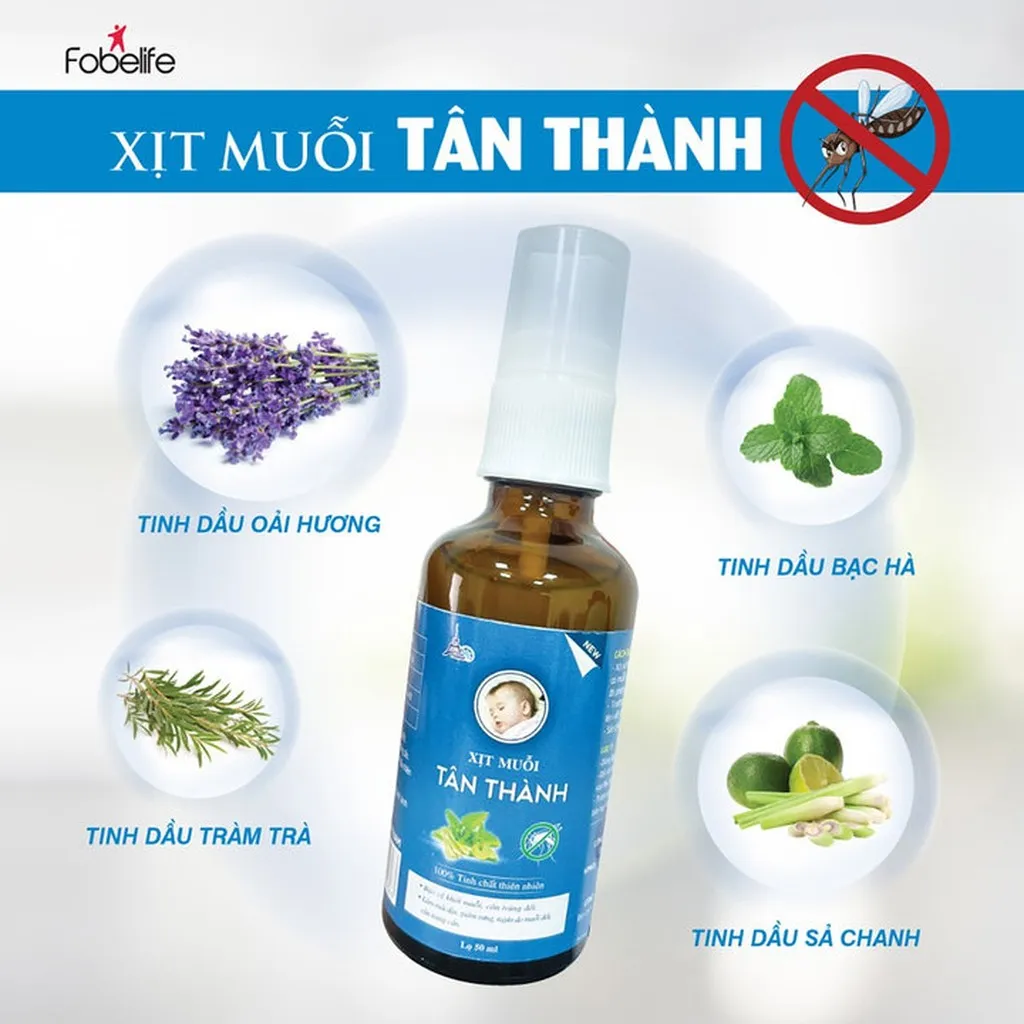 Alternative view of Xịt Muỗi Từ Thiên Nhiên Tân Thành - Pháp Effiel