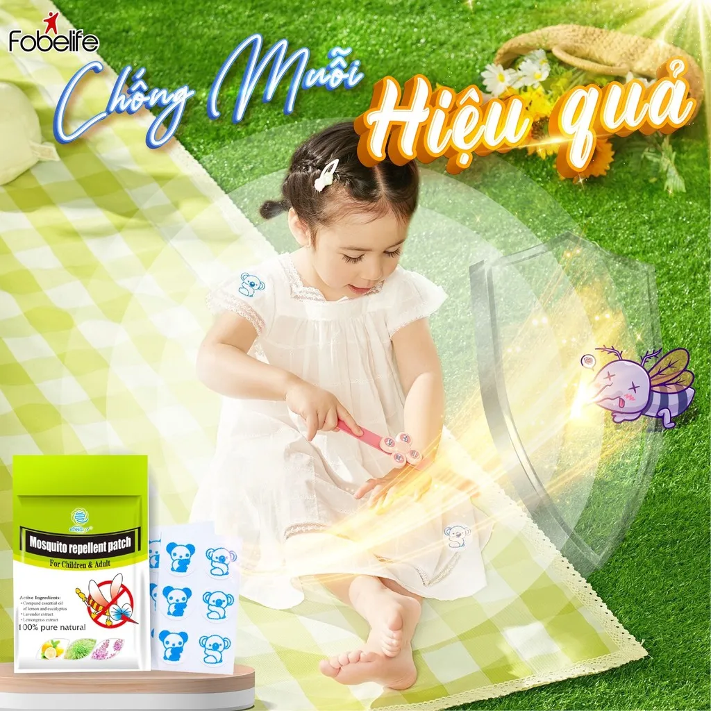 Alternative view of Combo 3 Miếng Dán Đuổi Muỗi - Mosquito Repellent Patch - Kong Di