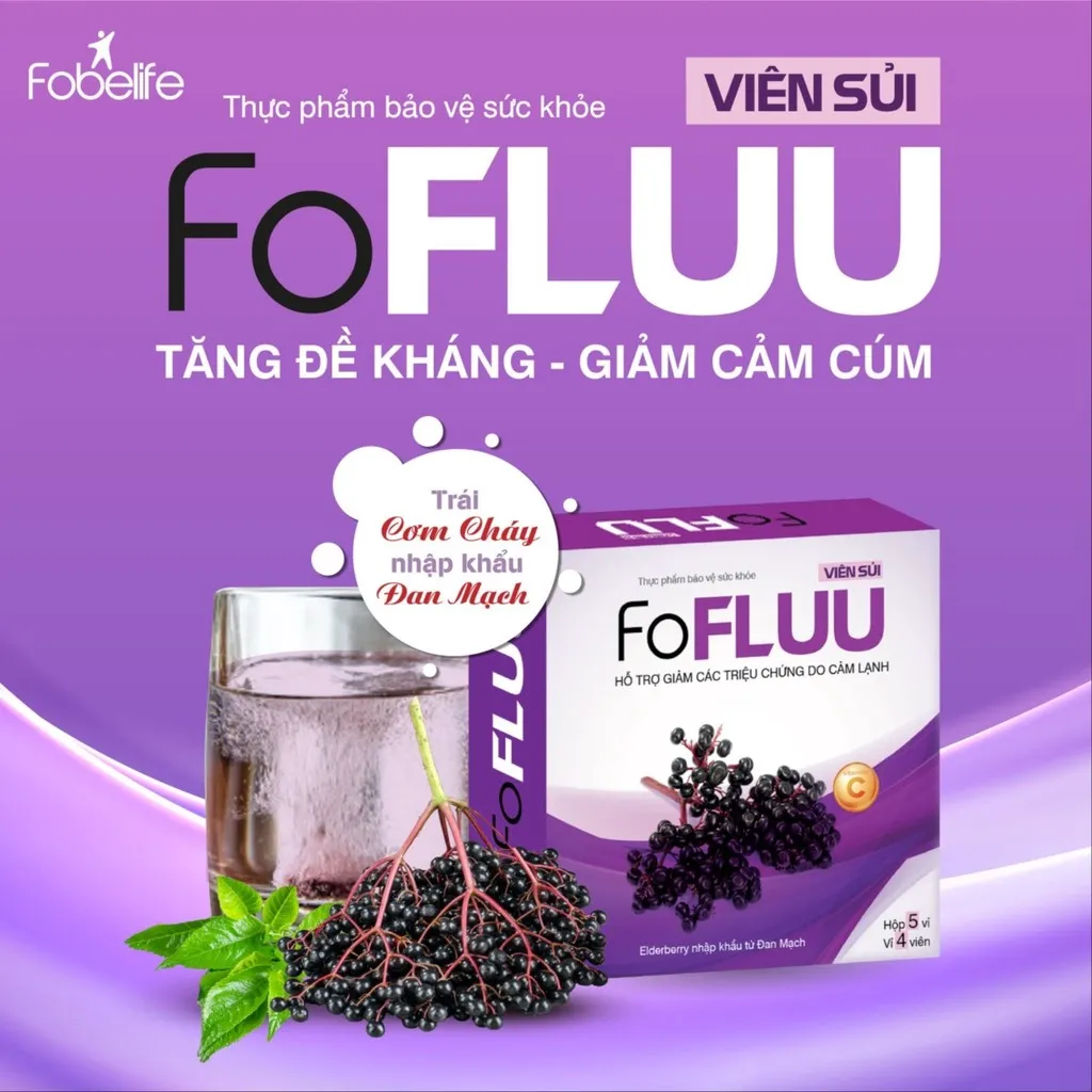 Alternative view of Viên Sủi Hỗ Trợ Giảm Triệu Chứng Cảm Lạnh - Fofluu - Fobelife