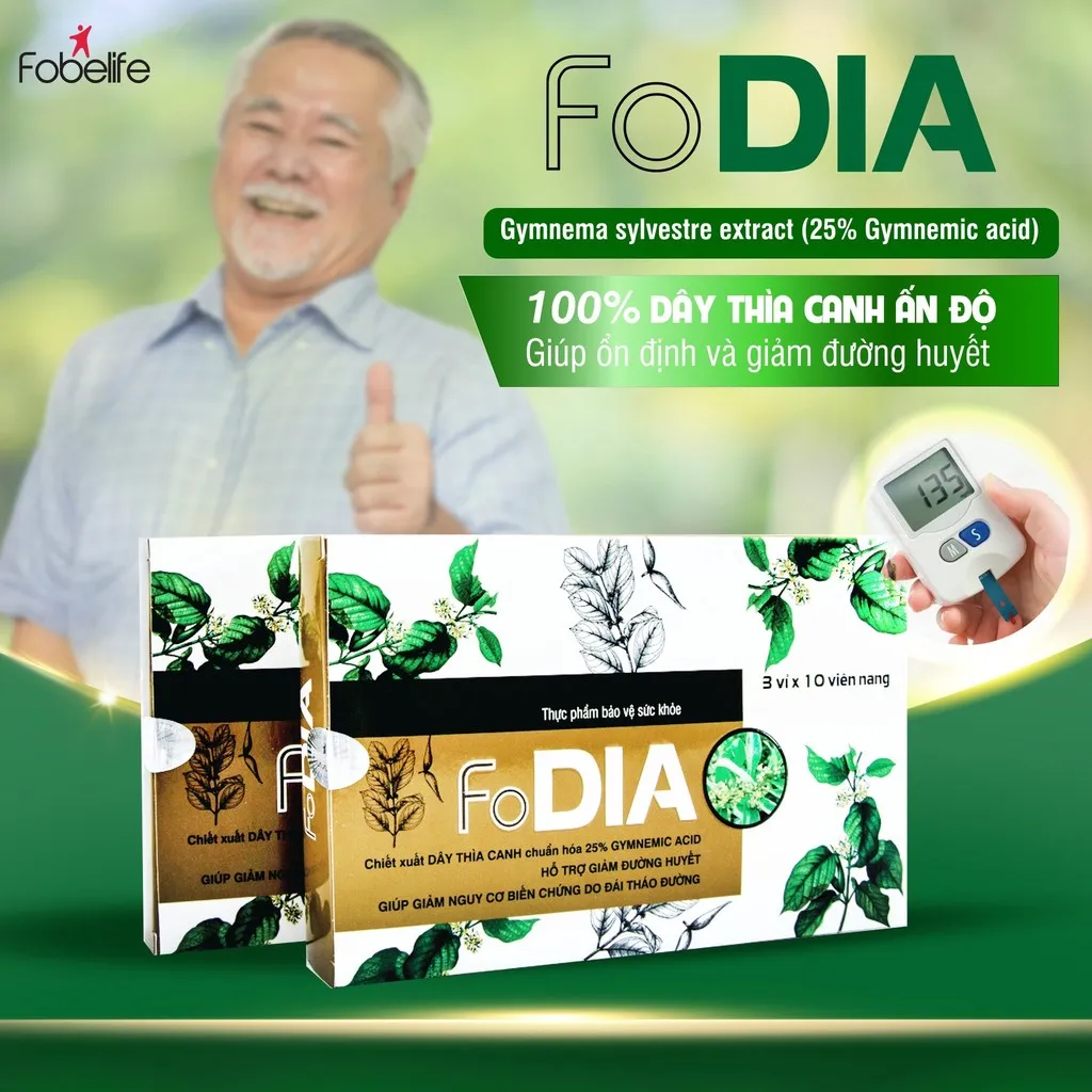Alternative view of Viên Uống Hỗ Trợ Giảm Đường Huyết Fodia - Fobelife