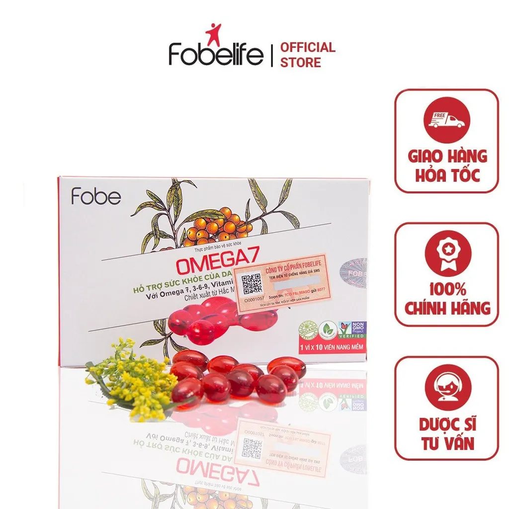 Fobe Omega 7 - Chiết Xuất Từ Hắc Mai Biển - Fobelife