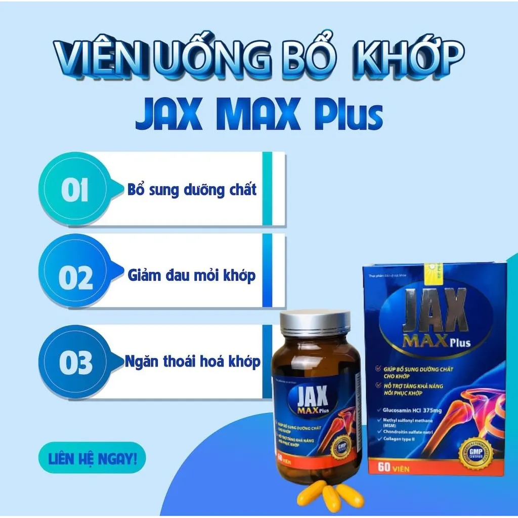 Alternative view of Viên Uống Bổ Khớp Jaxmax Plus - Bp Pharma