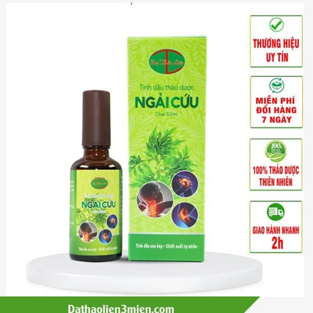Tinh Dầu Thảo Dược Ngải Cứu 50ml - Dạ Thảo Liên