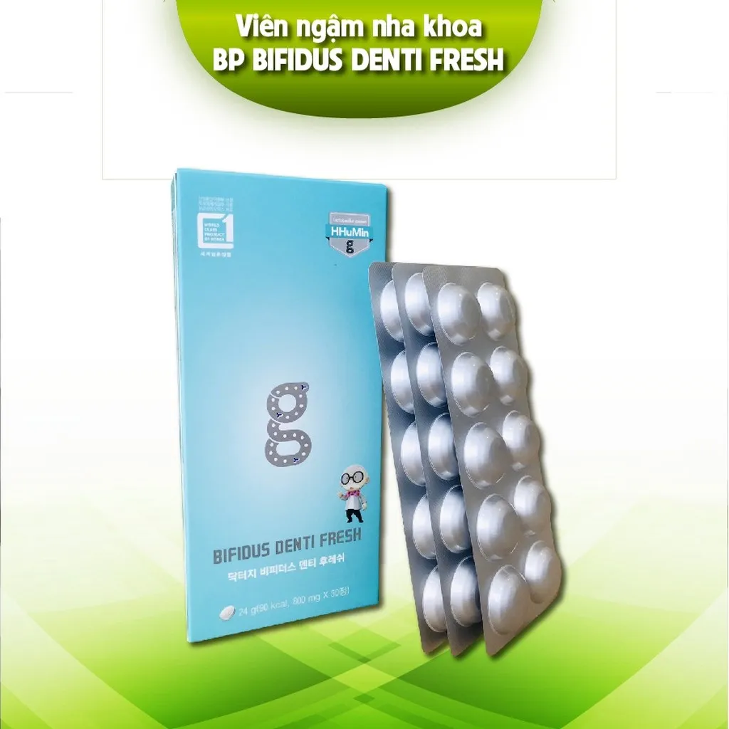 Viên Ngậm Nha Khoa Bifidus Denti Fresh - Bp Pharma