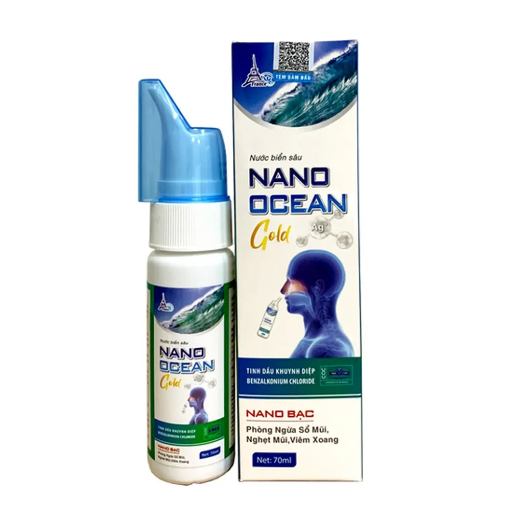 Nước Muối Biển Sâu Nano Ocean Gold - Pháp Effiel