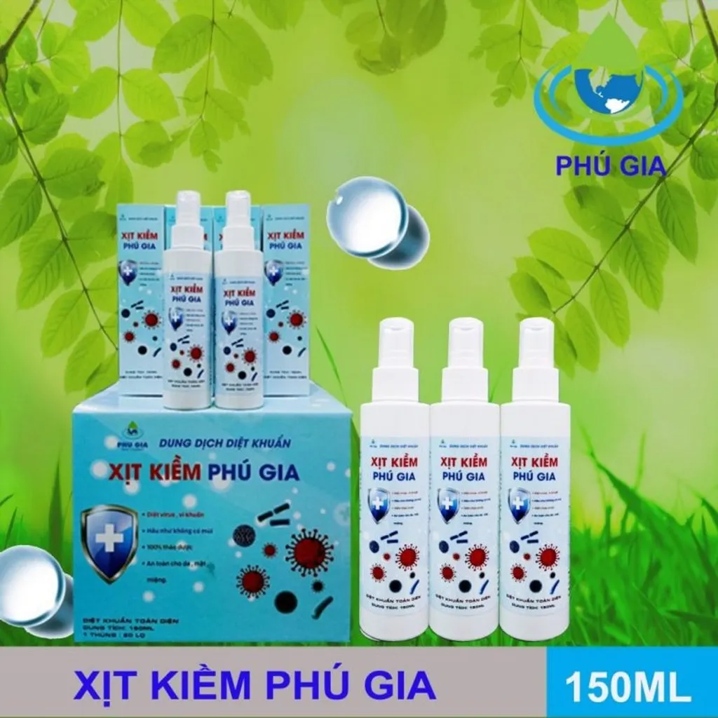 Alternative view of Xịt Kiềm Phú Gia 150ml