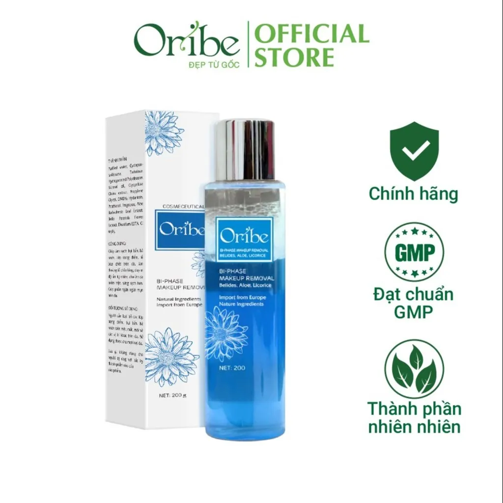 Nước Tẩy Trang Dành Cho Mọi Loại Da Bi-phase Makeup Removal 200ml - Oribe