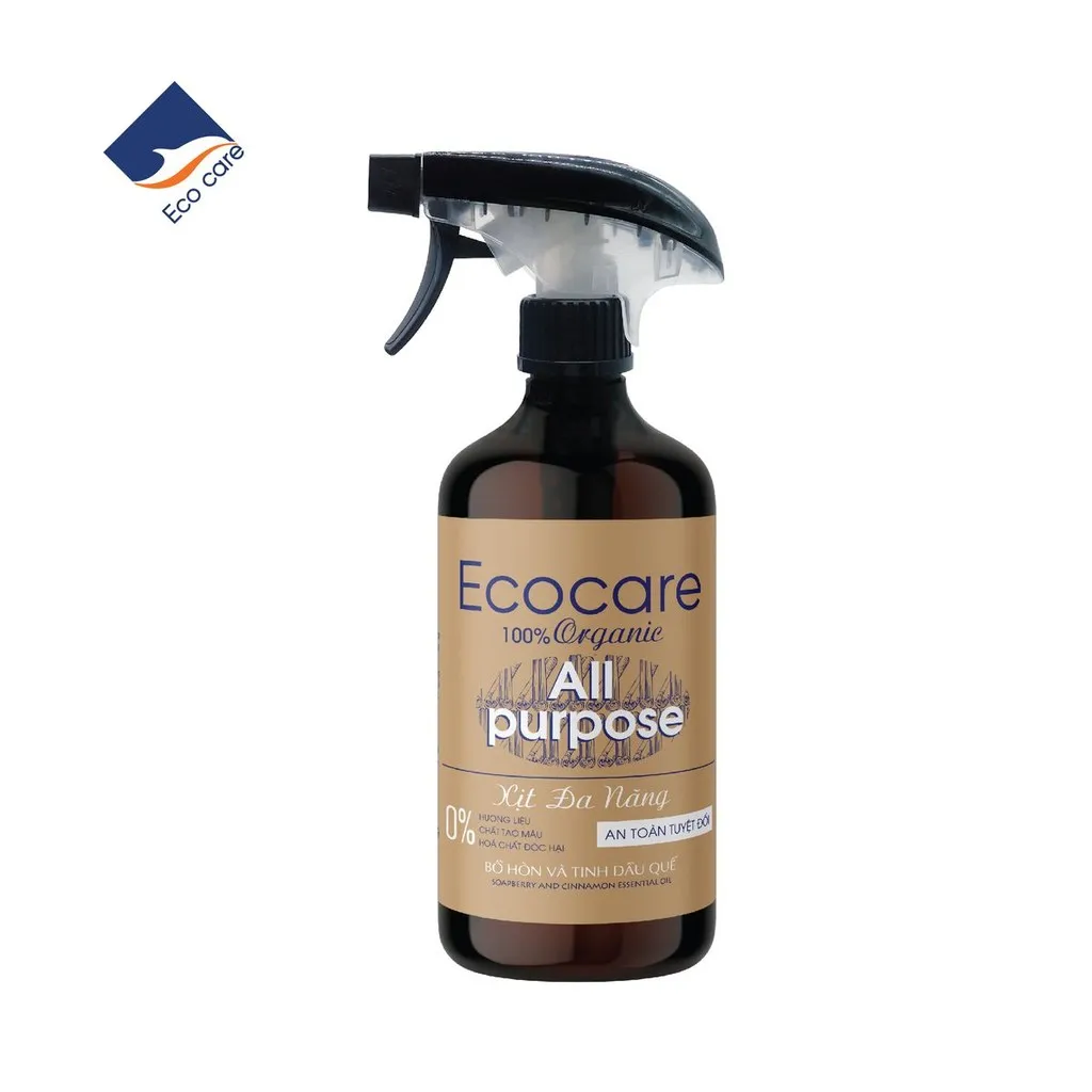 Xịt Tẩy Đa Năng Hữu Cơ Bồ Hòn - Ecocare