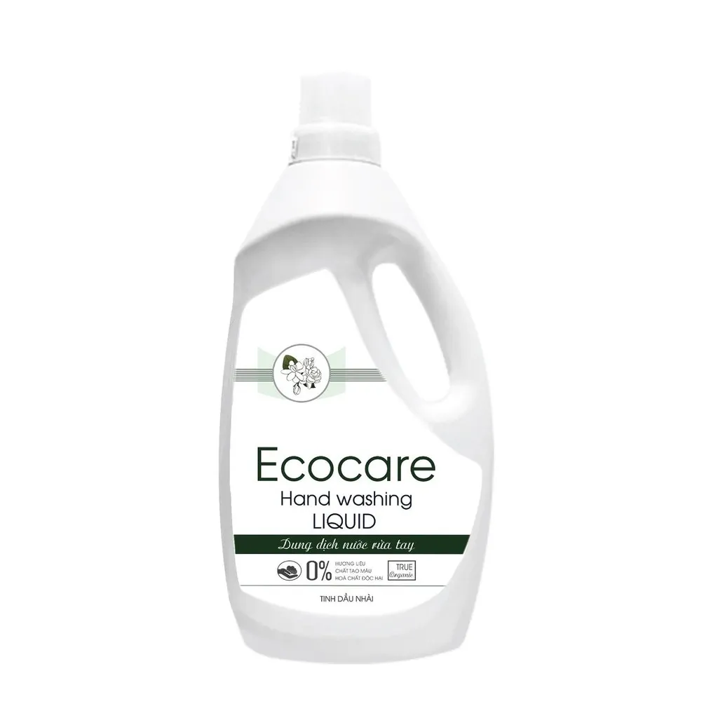 Nước Rửa Tay Hữu Cơ Diệt Khuẩn Dạng Bọt Tinh Dầu Nhài 1l - Ecocare