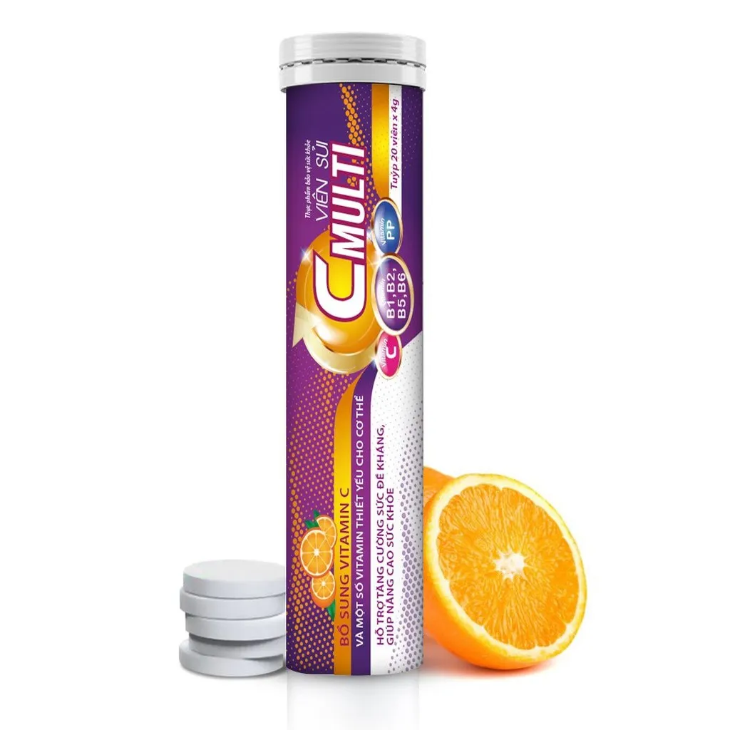 Alternative view of Viên Sủi Bổ Sung Vitamin C Multi, Tăng Cường Sức Đề Kháng - Fobelife