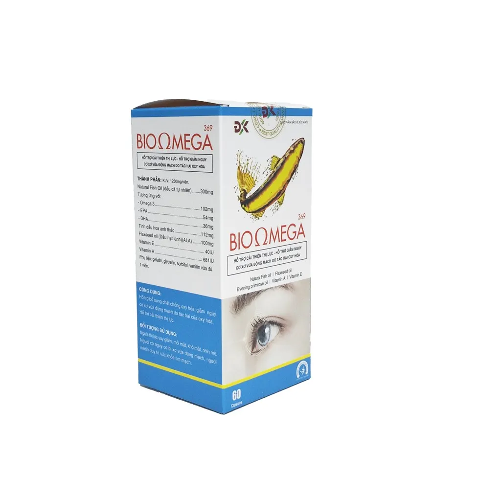 Alternative view of Viên Uống Dầu Cá Bio Omega 3-6-9 Cải Thiện Thị Lực, Sáng Mắt, Bổ Não - Fobelife