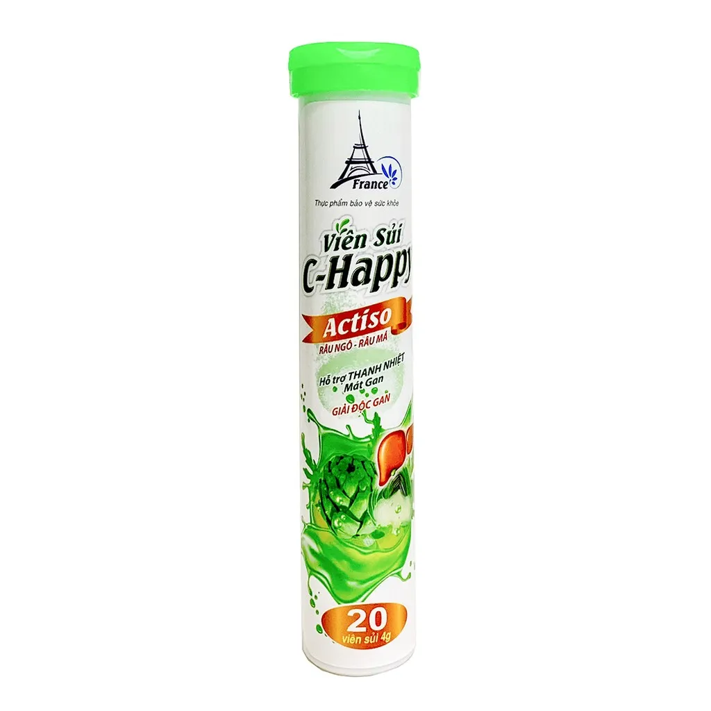 Alternative view of Viên Sủi Vitamin C Happy Actiso - Pháp Effiel