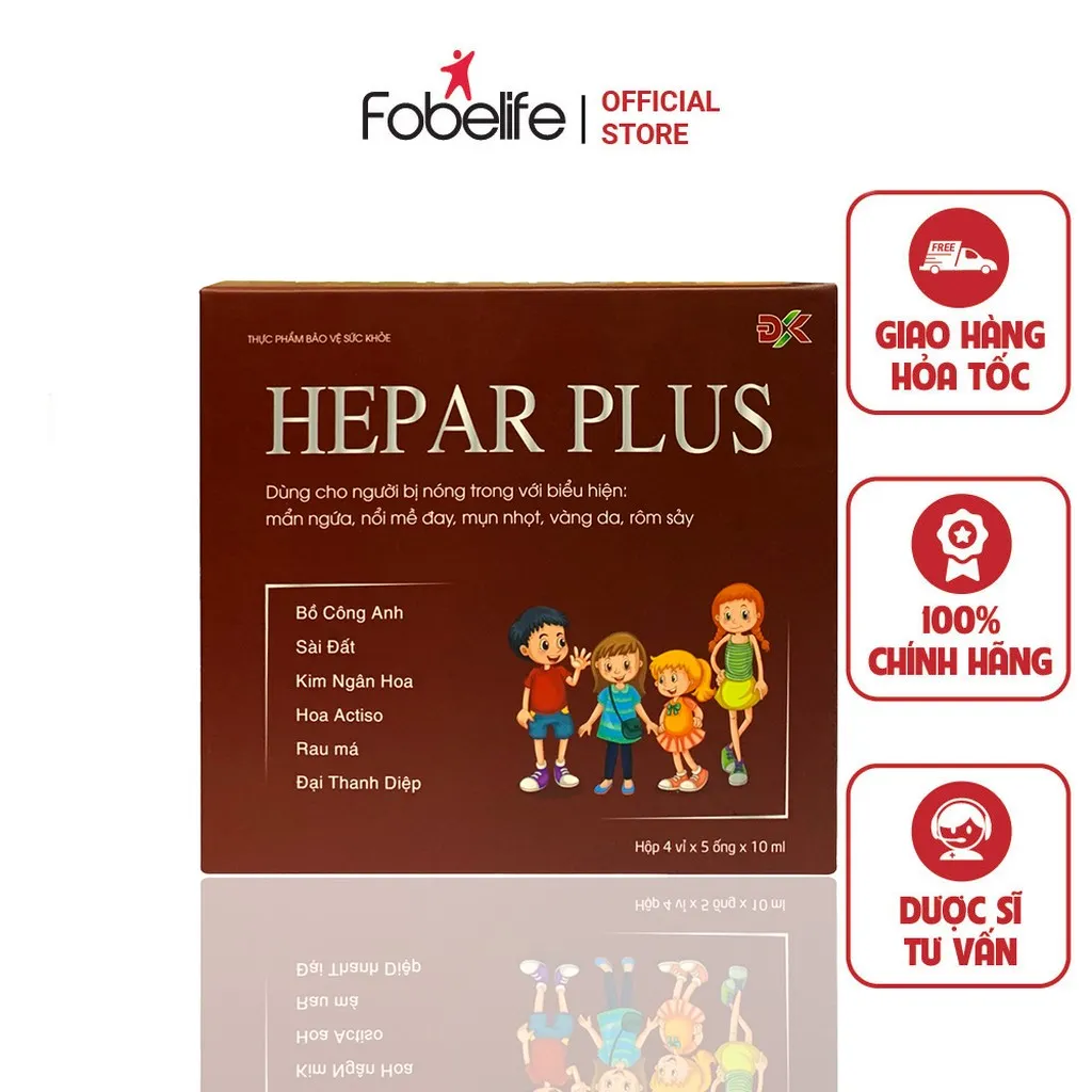 Ống Uống Thanh Nhiệt, Giải Độc Gan, Tăng Cường Chức Năng Gan Herpa Plus - Đông Khánh
