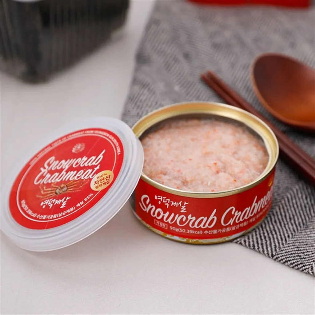 Alternative view of Thịt Cua Tuyết Đóng Hộp Canned Crabmeat Snowcrab 90g - Genuine