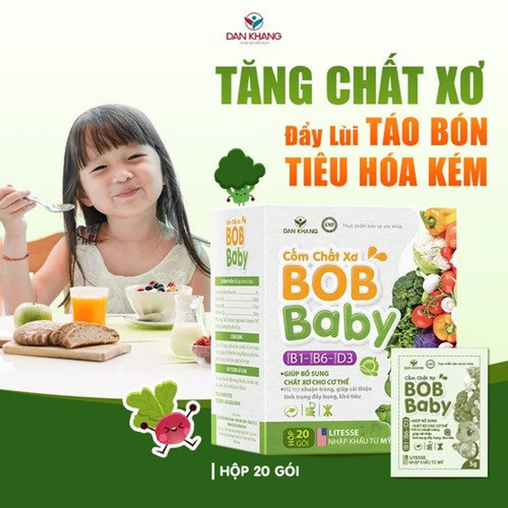 Alternative view of Cốm Chất Xơ Bobbaby Bổ Sung Chất Xơ Giảm Táo Bón Cho Bé - Dân Khang