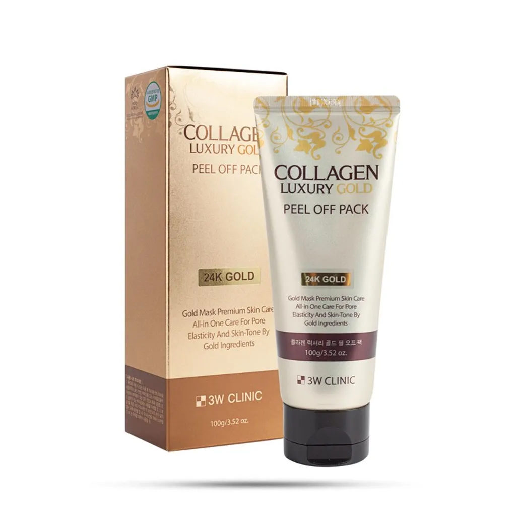 Mặt Nạ Vàng Collagen Luxury Gold Peel Off Pack 100g - 3w Clinic