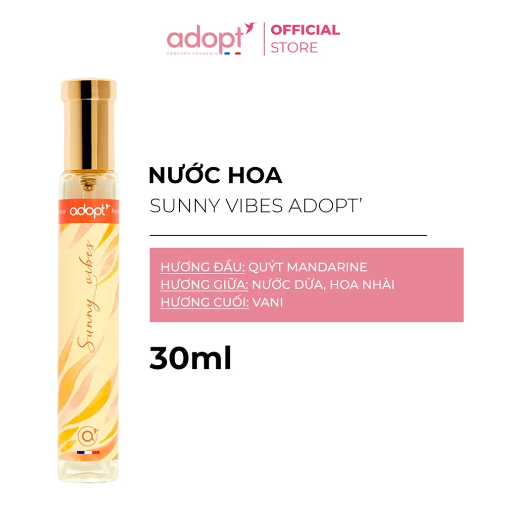 Nước Hoa Nữ Sunny Vibes 30ml - Adopt'