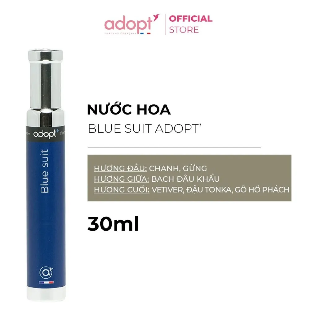 Nước Hoa Nam Blue Suit 30ml - Adopt'