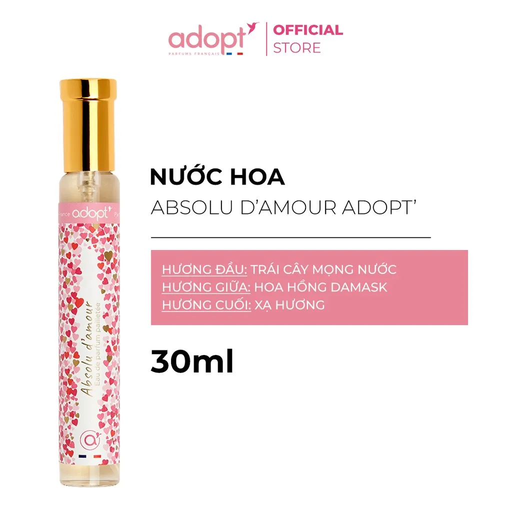 Nước Hoa Nữ Absolu D'amour 30ml - Adopt'